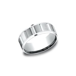 Designs White Gold 8mm Band