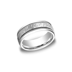 Designs White Gold 8mm Band