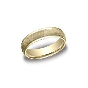 Designs Yellow Gold 6mm Band