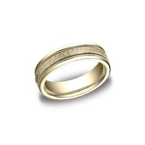 Designs Yellow Gold 6mm Band