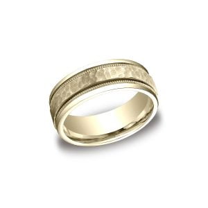 Designs Yellow Gold 8mm Band