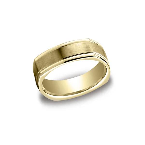 Designs Yellow Gold 7mm Band