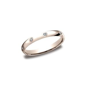 Diamonds Rose Gold 3mm Diamond Band