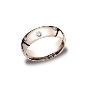Diamonds Rose Gold 6mm Diamond Band