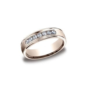 Diamonds Rose Gold 6mm Diamond Band