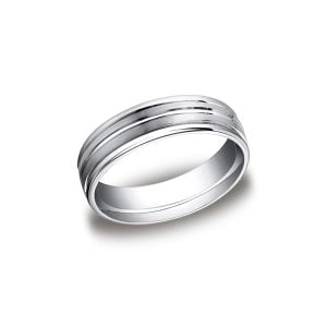 Designs White Gold 6mm Band