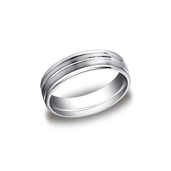Designs White Gold 6mm Band