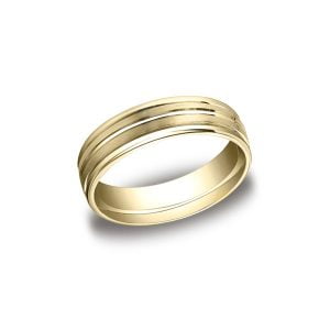 Designs Yellow Gold 6mm Band