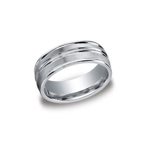 Designs White Gold 8mm Band
