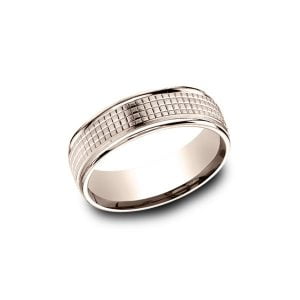Designs Rose Gold 7mm Band