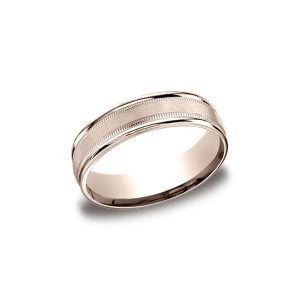 Designs Rose Gold 6mm Band