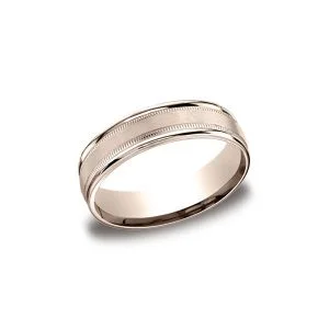 Designs Rose Gold 6mm Band