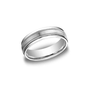 Designs White Gold 6mm Band