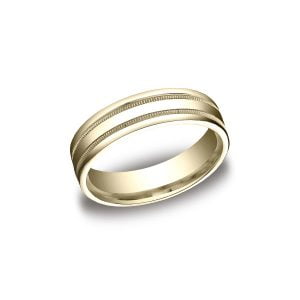 Designs Yellow Gold 6mm Band