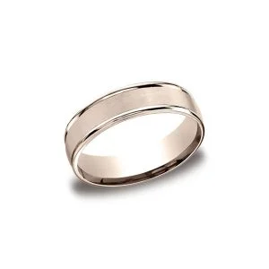 Designs Rose Gold 6mm Band