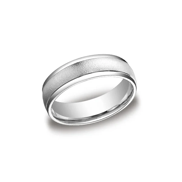 Designs White Gold 6mm Band