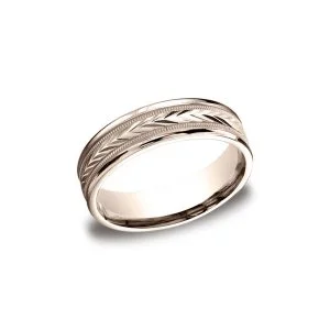 Designs Rose Gold 6mm Band