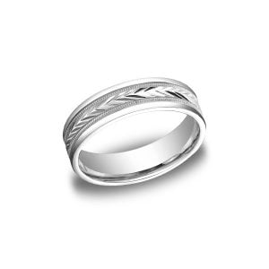 Designs White Gold 6mm Band