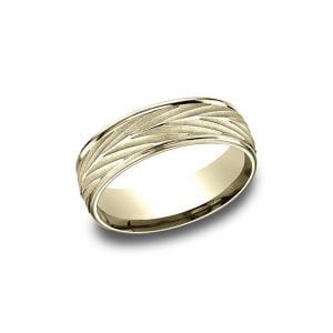 Designs Yellow Gold 7mm Band