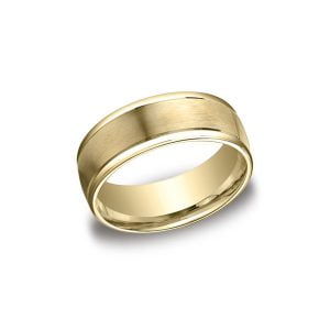 Designs Yellow Gold 8mm Band