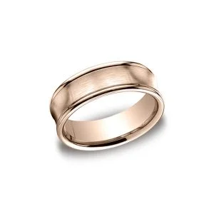 Designs Rose Gold 7.5mm Band