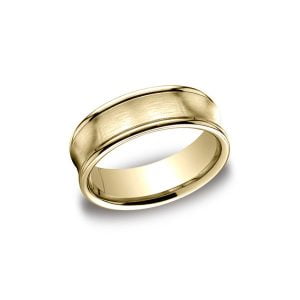 Designs Yellow Gold 7.5mm Band