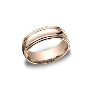 Designs Rose Gold 7.5mm Band