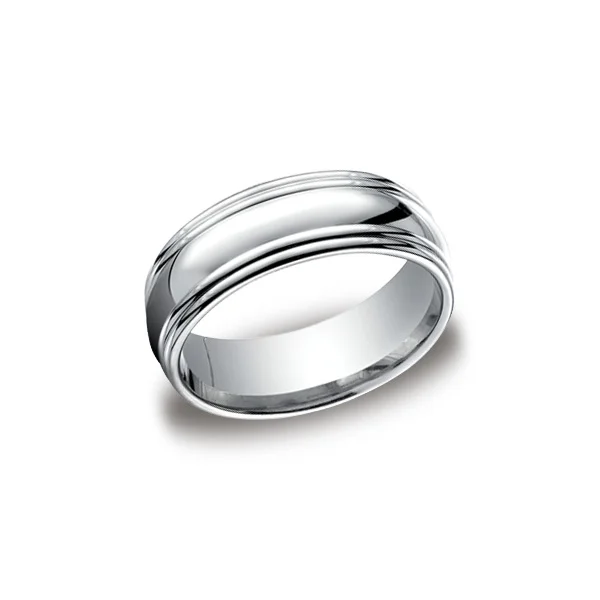Designs White Gold 7.5mm Band