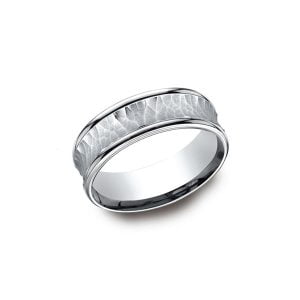 Designs White Gold 7.5mm Band