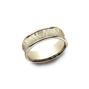 Designs Yellow Gold 7.5mm Band