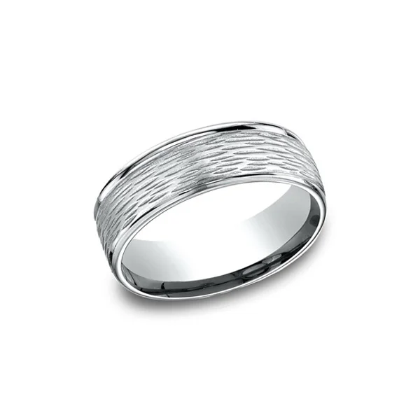 Designs White Gold 7.5mm Band