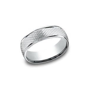 Designs White Gold 7.5mm Band