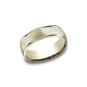 Designs Yellow Gold 7.5mm Band