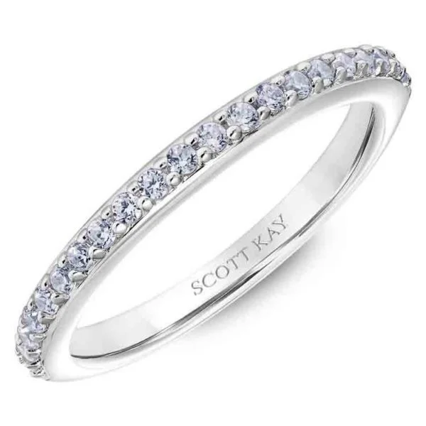 White Gold Scott Kay Diamond Wedding Band