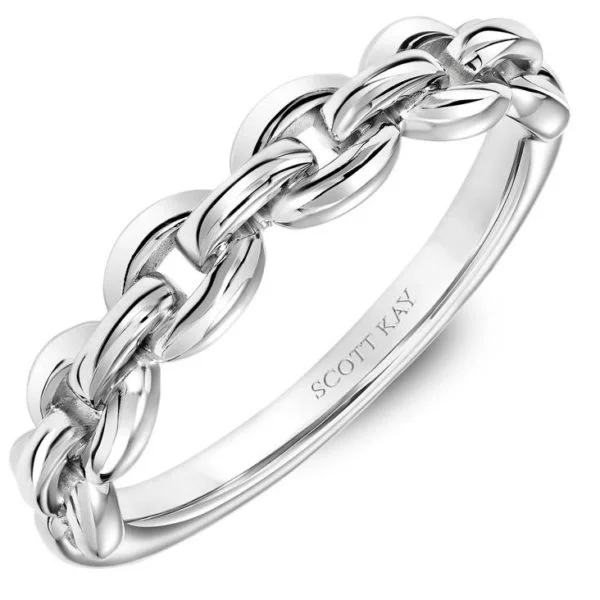 White Gold Scott Kay Wedding Band