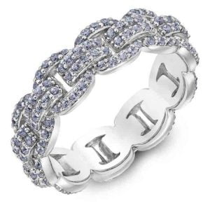 White Gold Scott Kay Diamond Wedding Band