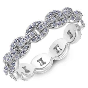 White Gold Scott Kay Diamond Wedding Band