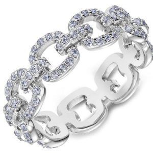 White Gold Scott Kay Diamond Wedding Band