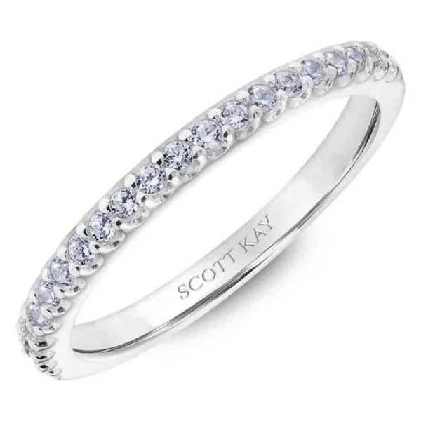 White Gold Scott Kay Diamond Wedding Band