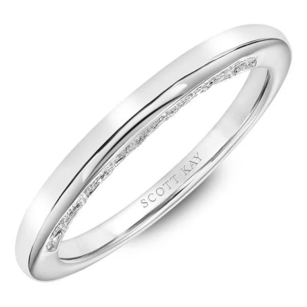 White Gold Scott Kay Wedding Band