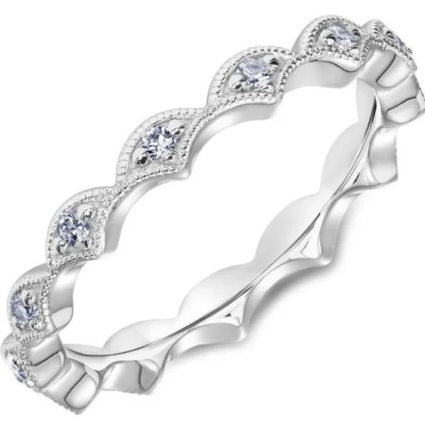 White Gold Scott Kay Diamond Wedding Band