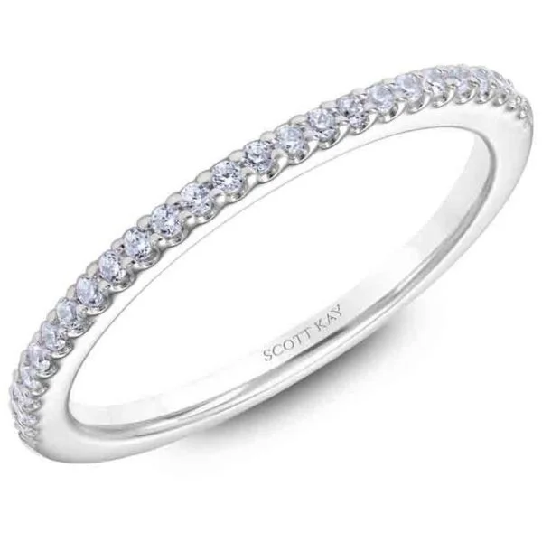White Gold Scott Kay Diamond Wedding Band