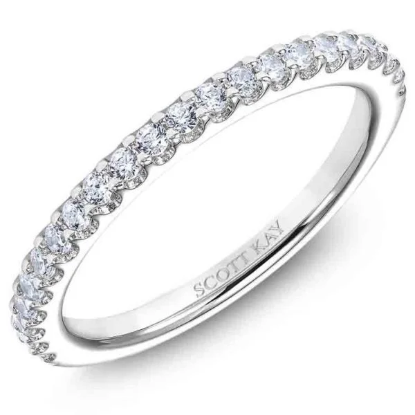 White Gold Scott Kay Diamond Wedding Band