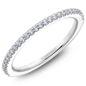 White Gold Scott Kay Diamond Wedding Band