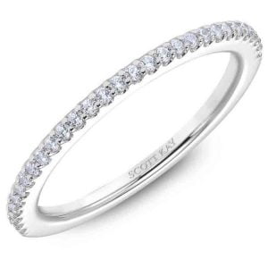 White Gold Scott Kay Diamond Wedding Band