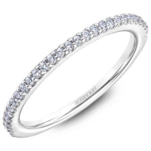 White Gold Scott Kay Diamond Wedding Band