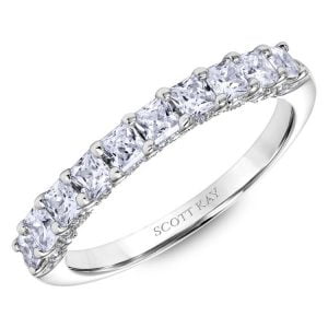 White Gold Scott Kay Diamond Wedding Band