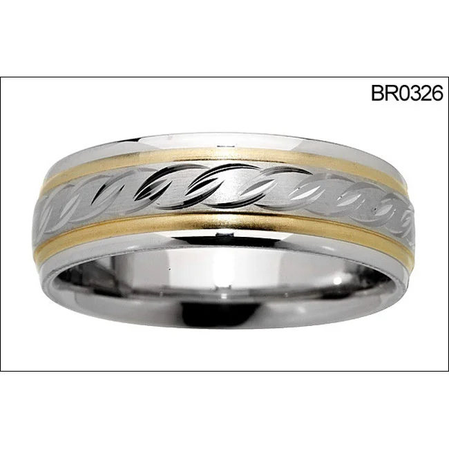 14 KYW TT WG SIDES BAND GENTS BAND - 2400G