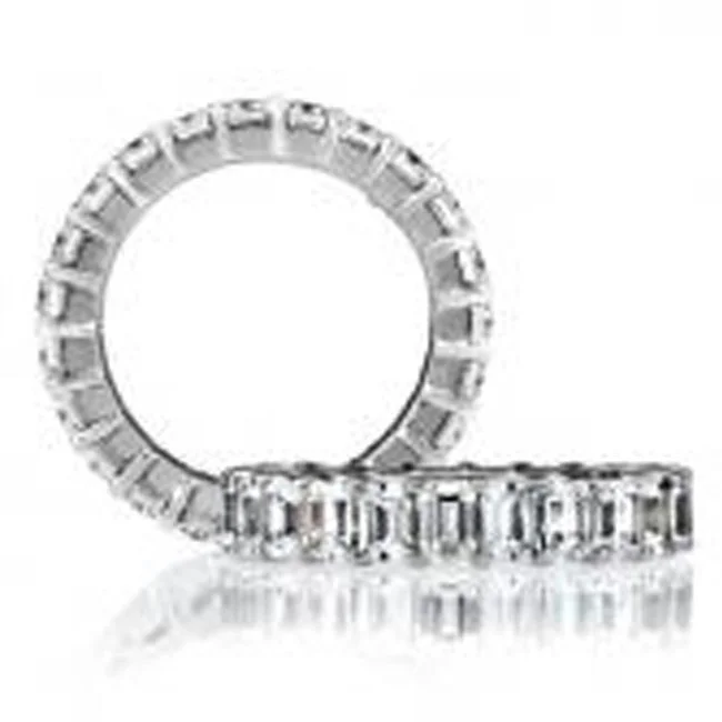 18 KARAT WHITE GOLD DIAMOND WEDDING BAND - 1612WB