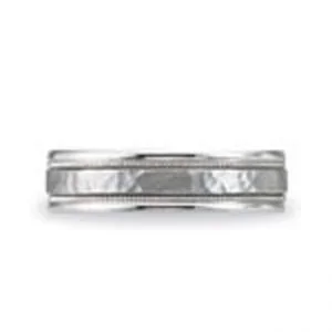 14 KARAT WHITE GOLD GENTS BAND - 2787G